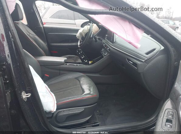 KMHL44J20PA326020 2023 HYUNDAI SONATA Black Вид салону спереду