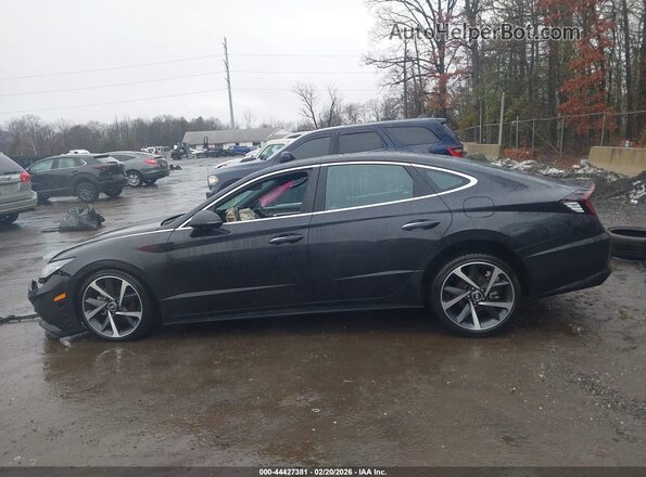 KMHL44J20PA326020 2023 HYUNDAI SONATA Black Вид задньої частини салону