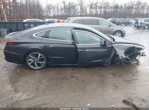 KMHL44J20PA326020 2023 HYUNDAI SONATA Black Вид щитка приладів
