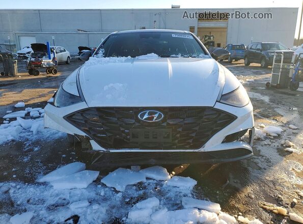 KMHL44J21NA223864 2022 HYUNDAI SONATA Белый Вид спереди
