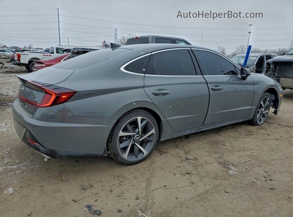 KMHL44J26NA235346 2022 HYUNDAI SONATA Gray Tył prawy