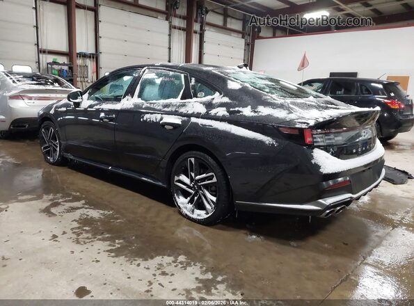 KMHL54JC0RA401498 2024 HYUNDAI SONATA Black Задня ліва чверть