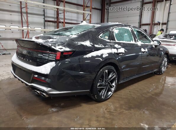 KMHL54JC0RA401498 2024 HYUNDAI SONATA Black Задня права чверть
