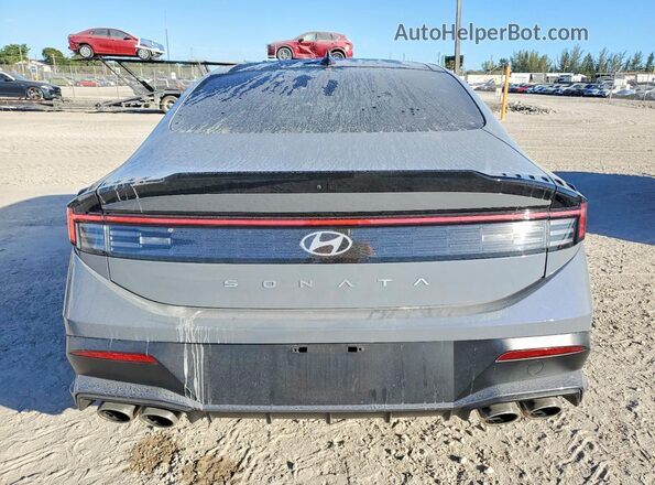 KMHL54JC2SA438350 2025 HYUNDAI SONATA Gray Вид ззаду