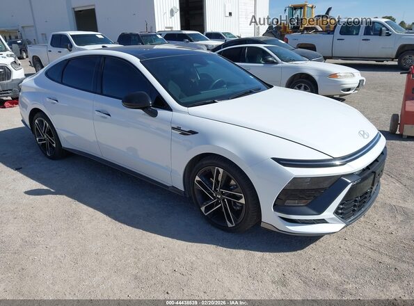 KMHL54JC3SA451155 2025 HYUNDAI SONATA White Передня права чверть