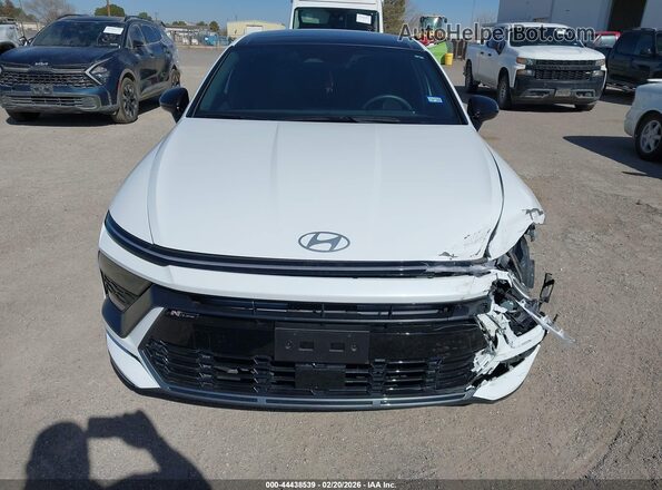 KMHL54JC3SA451155 2025 HYUNDAI SONATA White Вид щитка приладів