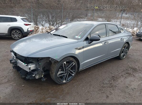 KMHL54JC9RA418977 2024 HYUNDAI SONATA Gray Przód lewy