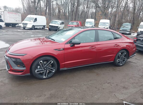 KMHL54JCXTA535412 2026 HYUNDAI SONATA Красный Панорамный вид салона 360°