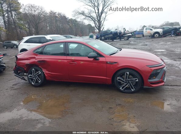 KMHL54JCXTA535412 2026 HYUNDAI SONATA Красный Вид задней части салона