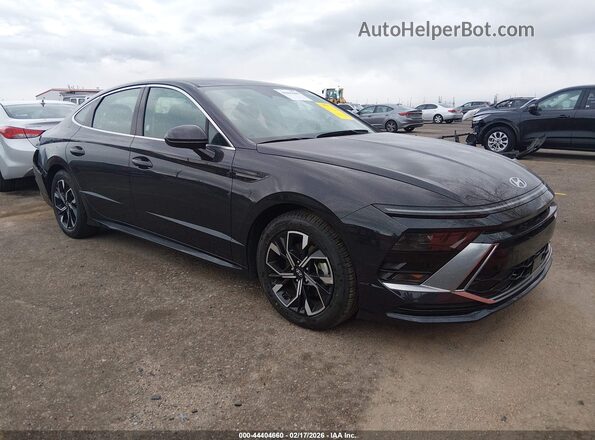 KMHL64JA1SA453028 2025 HYUNDAI SONATA Black Передня права чверть