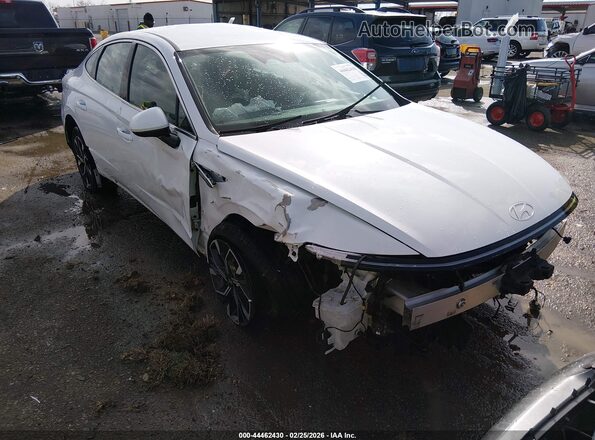 KMHL64JA5SA435423 2025 HYUNDAI SONATA White Przód prawy