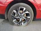 2025 Hyundai Sonata Sel Red vin: KMHL64JA5SA471645 Damage: Right Rear Tire, Worn, Replacement Required 2025 Hyundai Sonata Sel Red vin: KMHL64JA5SA471645 Damage: Right Rear Tire, Worn, Replacement Required