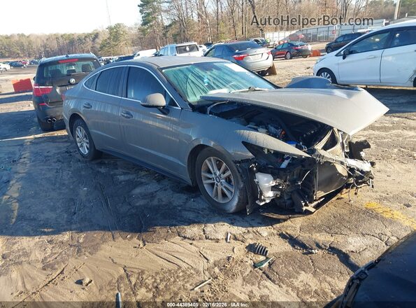 KMHL64JAXMA144516 2021 HYUNDAI SONATA Gray წინა მარჯვენა