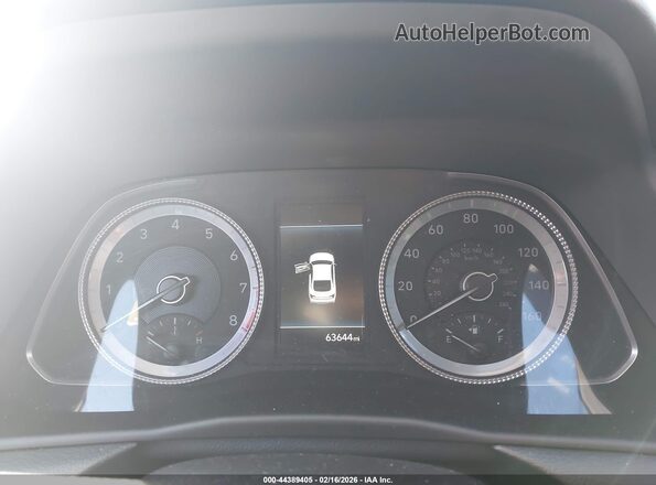KMHL64JAXMA144516 2021 HYUNDAI SONATA Gray უკანა სავარძლების ხედი