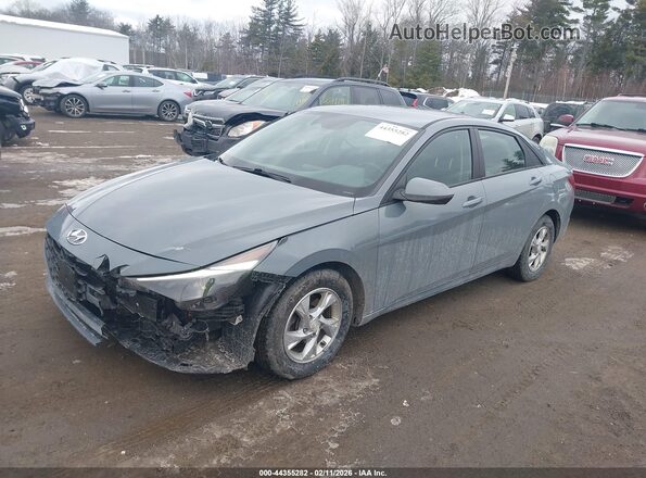 KMHLL4AGXMU103671 2021 HYUNDAI ELANTRA Gray Przód lewy