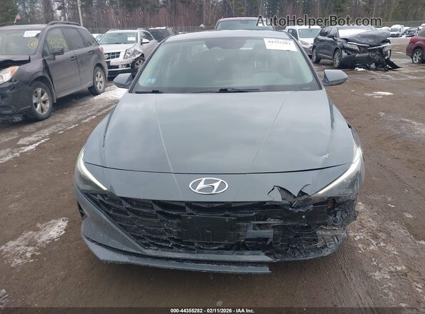 KMHLL4AGXMU103671 2021 HYUNDAI ELANTRA Gray Widok z przodu