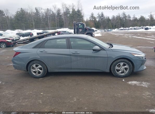 KMHLL4AGXMU103671 2021 HYUNDAI ELANTRA Gray Widok wnętrza z tyłu