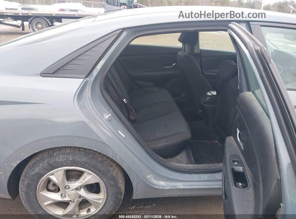 KMHLL4AGXMU103671 2021 HYUNDAI ELANTRA Gray Widok naklejki z numerem VIN