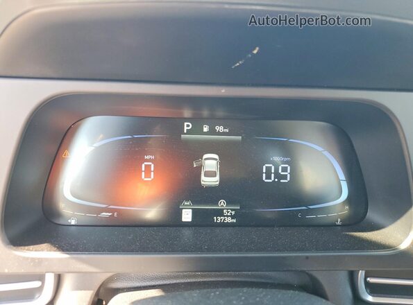 KMHLL4DG4RU795235 2024 HYUNDAI ELANTRA White ხელსაწყოთა პანელის ხედი