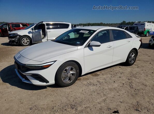 KMHLL4DG4RU795235 2024 HYUNDAI ELANTRA White წინა მარცხენა ხედი სამი მეოთხედიდან