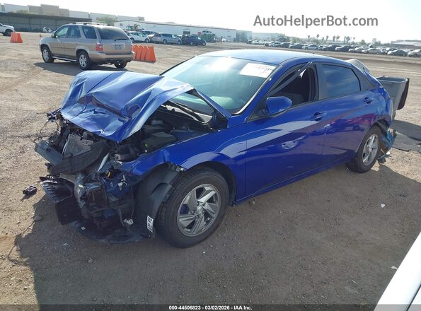 KMHLL4DG8RU708811 2024 HYUNDAI ELANTRA Blue Передня ліва чверть
