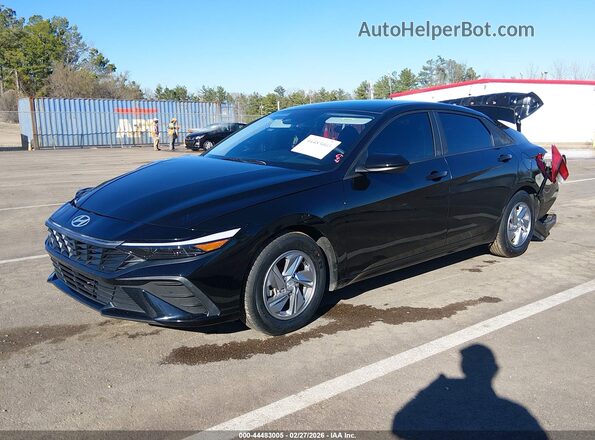 KMHLL4DG8RU770774 2024 HYUNDAI ELANTRA Black Առջևի ձախ երեք քառորդ տեսարան