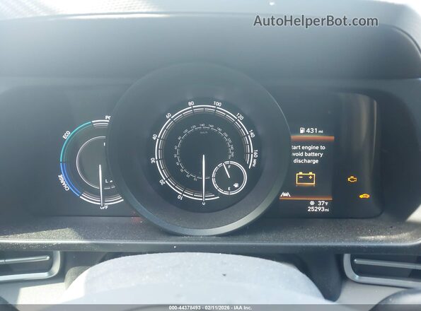 KMHLM4AJ2PU087883 2023 HYUNDAI ELANTRA HYBRID Black Widok tylnych siedzeń