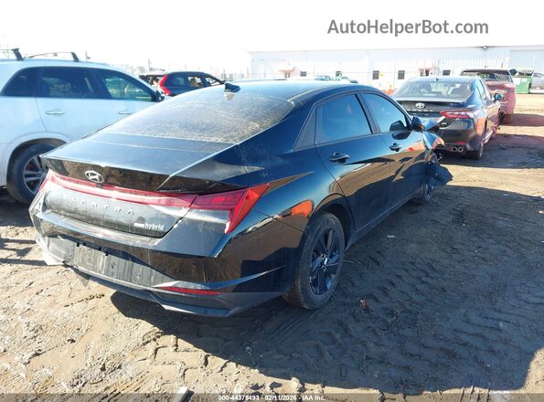 KMHLM4AJ2PU087883 2023 HYUNDAI ELANTRA HYBRID Black Tył prawy