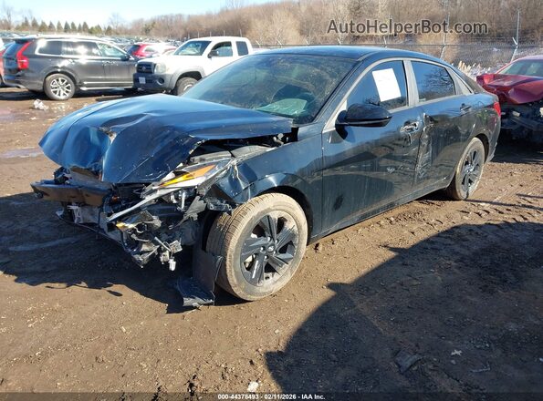 KMHLM4AJ2PU087883 2023 HYUNDAI ELANTRA HYBRID Black Przód lewy