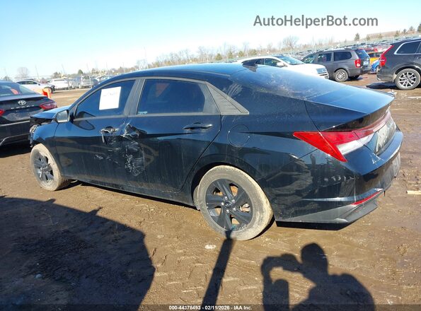 KMHLM4AJ2PU087883 2023 HYUNDAI ELANTRA HYBRID Black Widok wnętrza 360 stopni