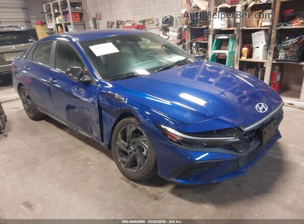 KMHLM4DGXTU098821 2026 HYUNDAI ELANTRA Синий Передняя правая четверть