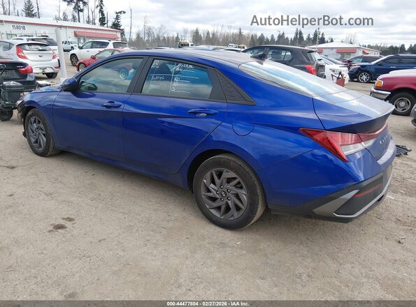 KMHLM4DJ9RU097678 2024 HYUNDAI ELANTRA HYBRID Синий Задняя левая четверть