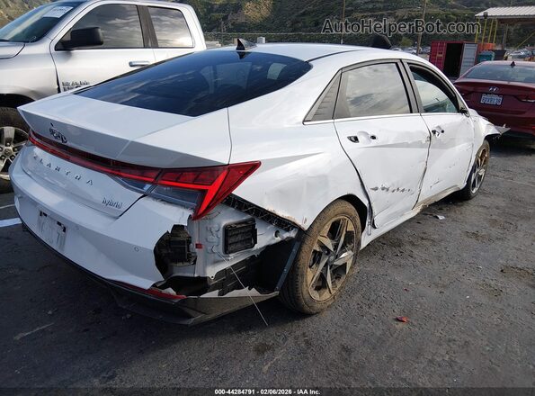 KMHLN4AJ3PU065341 2023 HYUNDAI ELANTRA HYBRID White Հետևի աջ