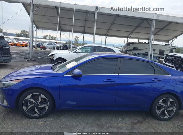 KMHLP4AG4PU518767 2023 HYUNDAI ELANTRA Синий Панорамный вид салона 360°
