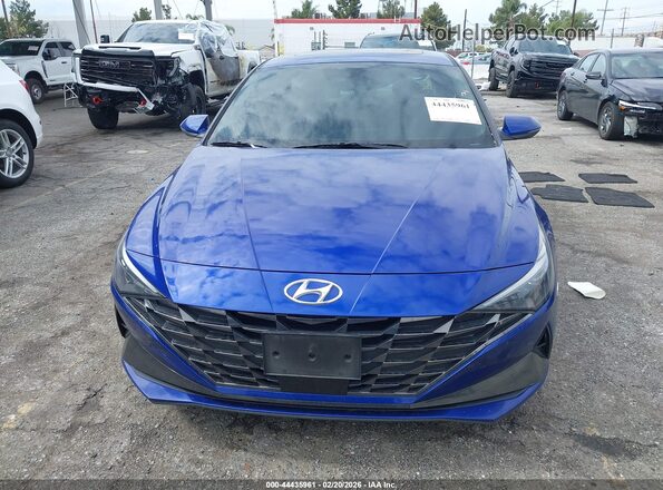 KMHLP4AG4PU518767 2023 HYUNDAI ELANTRA Синий Вид щитка приборов