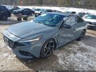 2021 Hyundai Elantra N Line Серый vin: KMHLR4AF8MU151322