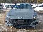 2021 Hyundai Elantra N Line Серый vin: KMHLR4AF8MU151322