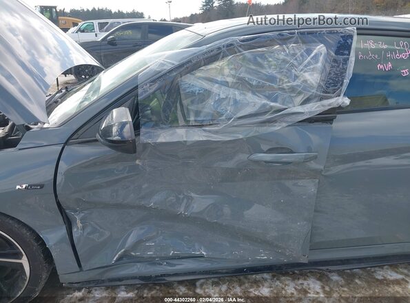 KMHLR4AF8MU151322 2021 HYUNDAI ELANTRA Серый Вид спереди