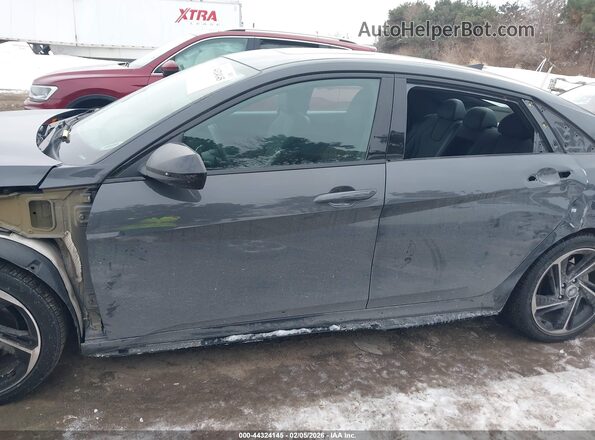 KMHLR4AFXPU619829 2023 HYUNDAI ELANTRA Серый 