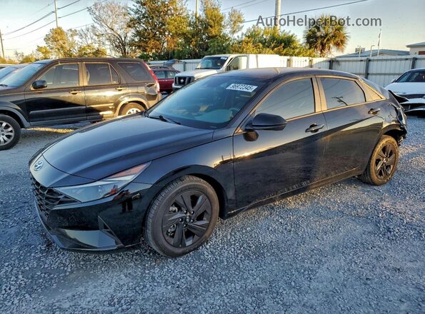 KMHLS4AG3MU122940 2021 HYUNDAI ELANTRA Black Przód lewy