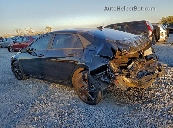 KMHLS4AG3MU122940 2021 HYUNDAI ELANTRA Black Tył lewy