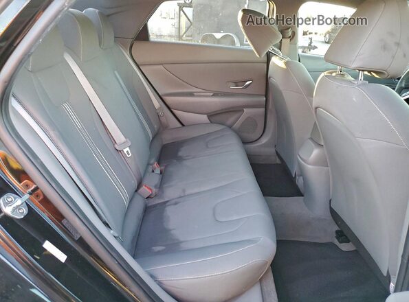 KMHLS4AG3MU122940 2021 HYUNDAI ELANTRA Black Widok tylnych siedzeń