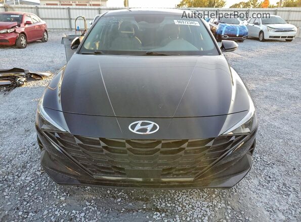 KMHLS4AG3MU122940 2021 HYUNDAI ELANTRA Black Widok z przodu