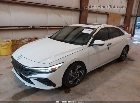 KMHLS4DG1SU933614 2025 HYUNDAI ELANTRA White Przód lewy