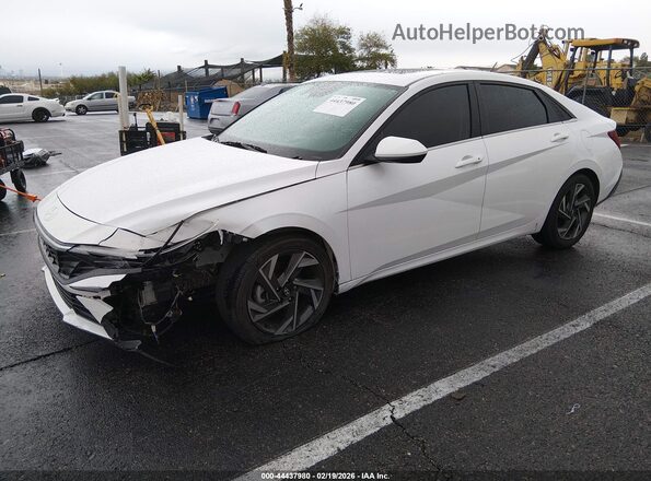 KMHLS4DG3RU676451 2024 HYUNDAI ELANTRA Белый Передняя левая четверть