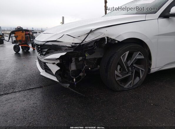 KMHLS4DG3RU676451 2024 HYUNDAI ELANTRA Белый Вид спереди