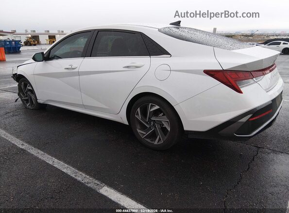 KMHLS4DG3RU676451 2024 HYUNDAI ELANTRA Белый Задняя левая четверть