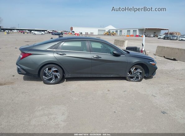 KMHLS4DGXRU742946 2024 HYUNDAI ELANTRA Серый Вид задней части салона