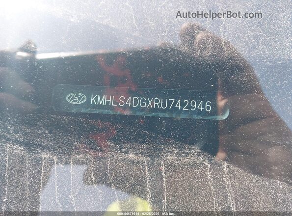 KMHLS4DGXRU742946 2024 HYUNDAI ELANTRA Серый Вид подкапотного пространства