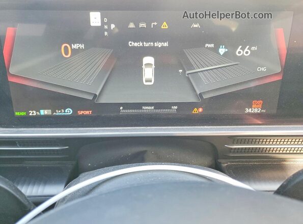 KMHM24AA3PA023332 2023 HYUNDAI IONIQ Серый Вид щитка приборов